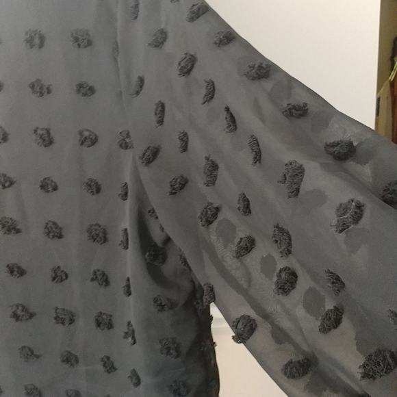 GORGEOUS BLACK BLOUSE - Picture 2 of 3